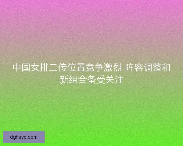 中国女排二传位置竞争激烈 阵容调整和新组合备受关注